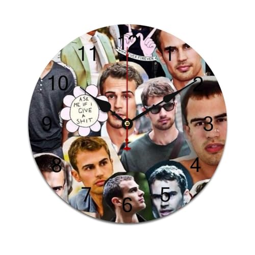 ZRCLXLVU Theo Schauspieler James: Diese leichte PVC-Wanduhr bietet leise Kehrsekunden und ein minimalistisches Design, das Schlafzimmer, Esszimmer oder Büro verschönert. ZRCLXLVU Theo Schauspieler James: Diese leichte PVC-Wanduhr bietet leise Kehrsekunden und ein minimalistisches Design, das Schlafzimmer, Esszimmer oder Büro verschönert. von ZRCLXLVU
