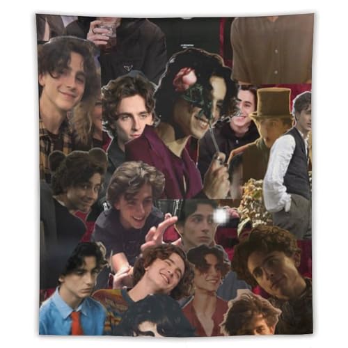 ZRCLXLVU Timothee Chalamet Boho-Tapisserie-Design für Balkon, Baum-Thema und Raumdekoration von ZRCLXLVU