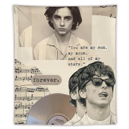 ZRCLXLVU Timothee Chalamet Raumdekoration Wandteppich mit Schlafzimmer, Schmetterlings-Thema und weichem Material ZRCLXLVU Timothee Chalamet Raumdekoration Wandteppich mit Schlafzimmer, Schmetterlings-Thema und weichem Material von ZRCLXLVU
