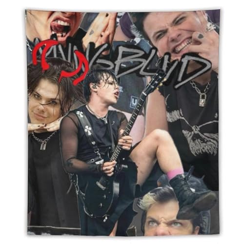 ZRCLXLVU Yungblud Boho Tapisserie Design im Studio, Bergthema und leichter Stoff ZRCLXLVU Yungblud Boho Tapisserie Design im Studio, Bergthema und leichter Stoff von ZRCLXLVU