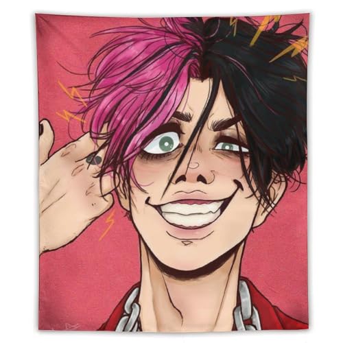 ZRCLXLVU Yungblud Dekorativer Wandteppich für Veranda, Ozean-Thema und waschbarer Stoff ZRCLXLVU Yungblud Dekorativer Wandteppich für Veranda, Ozean-Thema und waschbarer Stoff von ZRCLXLVU