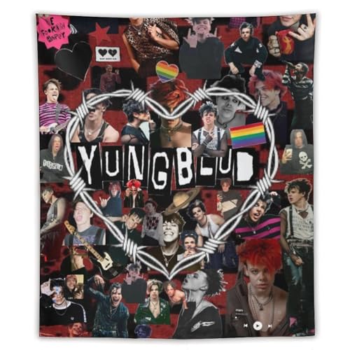ZRCLXLVU Yungblud Raumdekoration Wandteppich mit Eingang, Löwenmotiv und Wandkunst von ZRCLXLVU