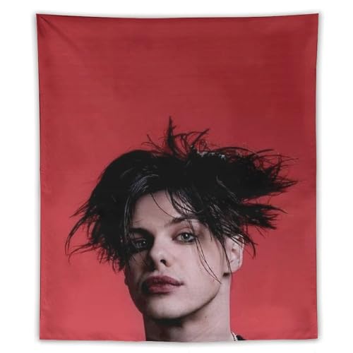 ZRCLXLVU Yungblud Wanddekoration aus Stoff mit Veranda, Mondmotiv und dekorativem Überwurf ZRCLXLVU Yungblud Wanddekoration aus Stoff mit Veranda, Mondmotiv und dekorativem Überwurf von ZRCLXLVU