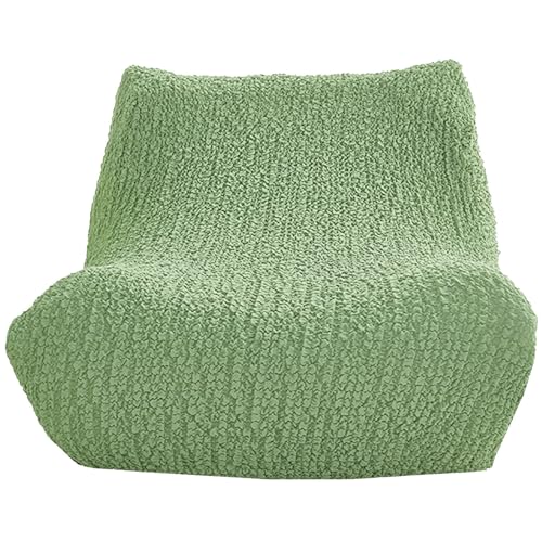 ZRCYXDW 1 Sitzer Lazy Sofabezug, Stretch Ohne Armlehnen Sofahusse Weicher Abnehmbarer Lazy Sofa Überzug Waschbarer Möbelschutz Für Wohnzimmer Schlafzimmer-hellgrün-1 Sitzer von ZRCYXDW