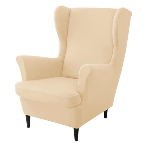 ZRCYXDW Sessel-Überwürfe Ohrensessel Mit Kissenbezug, 2 Teilig Stretch Ohrensessel Überzug Weiche Spandex Sesselhusse Möbelschutz Für Wohnzimmer-Creme Farben-Groß ZRCYXDW Sessel-Überwürfe Ohrensessel Mit Kissenbezug, 2 Teilig Stretch Ohrensessel Überzug Weiche Spandex Sesselhusse Möbelschutz Für Wohnzimmer-Creme Farben-Groß von ZRCYXDW