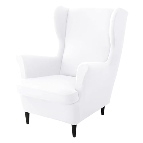 ZRCYXDW Sessel-Überwürfe Ohrensessel Mit Kissenbezug, 2 Teilig Stretch Ohrensessel Überzug Weiche Spandex Sesselhusse Möbelschutz Für Wohnzimmer-Weiß-Groß ZRCYXDW Sessel-Überwürfe Ohrensessel Mit Kissenbezug, 2 Teilig Stretch Ohrensessel Überzug Weiche Spandex Sesselhusse Möbelschutz Für Wohnzimmer-Weiß-Groß von ZRCYXDW