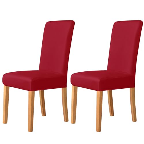 ZRCYXDW Stretch Stuhlhussen, Spandex Stuhlhussen Für Esszimmer Weicher Abnehmbarer Stuhlhussen Für Esszimmerstühle Mit Elastischer Unterseite Waschbarer Stuhlbezug Schwingstuhl-rot-2er Set ZRCYXDW Stretch Stuhlhussen, Spandex Stuhlhussen Für Esszimmer Weicher Abnehmbarer Stuhlhussen Für Esszimmerstühle Mit Elastischer Unterseite Waschbarer Stuhlbezug Schwingstuhl-rot-2er Set von ZRCYXDW