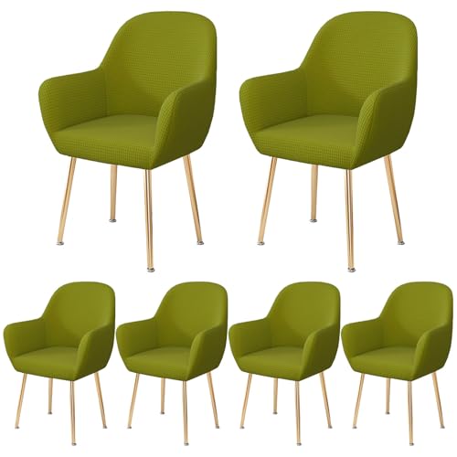 ZRCYXDW Stuhlhussen Mit Armlehne Stretch, Stuhlbezug Mit Armlehne Spandex Esszimmerstühle Bezug Moderne Stretch Hochlehner Stuhlbezug Für Schminktisch Stuhl-Hellgrün-6 Stück ZRCYXDW Stuhlhussen Mit Armlehne Stretch, Stuhlbezug Mit Armlehne Spandex Esszimmerstühle Bezug Moderne Stretch Hochlehner Stuhlbezug Für Schminktisch Stuhl-Hellgrün-6 Stück von ZRCYXDW