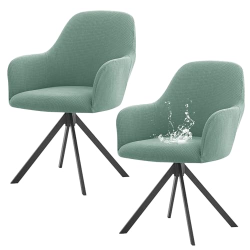 ZRCYXDW Wasserdichter Stuhlbezug Mit Armlehne, Elastisch Stuhlhussen Mit Armlehne Weicher Rutschfester Abnehmbarer Büro Hochlehner Stuhlbezug Waschbarer-hellgrün-2 Stück ZRCYXDW Wasserdichter Stuhlbezug Mit Armlehne, Elastisch Stuhlhussen Mit Armlehne Weicher Rutschfester Abnehmbarer Büro Hochlehner Stuhlbezug Waschbarer-hellgrün-2 Stück von ZRCYXDW