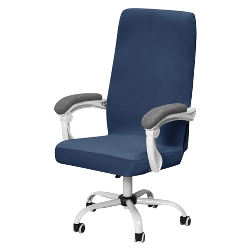 ZRCYXDW Weiche Computer Bürostuhl Bezug, Samt Bezug Für Bürostuhl Mit Reißverschluss Stretch Office Computer Stuhlbezuge Waschbar Hohe Rückenlehne Bürostuhlabdeckung-Navy Blau-Groß ZRCYXDW Weiche Computer Bürostuhl Bezug, Samt Bezug Für Bürostuhl Mit Reißverschluss Stretch Office Computer Stuhlbezuge Waschbar Hohe Rückenlehne Bürostuhlabdeckung-Navy Blau-Groß von ZRCYXDW