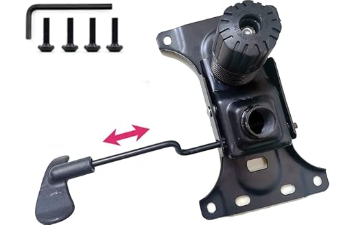 ZREBZYR Metall Sitz Mechanik Bodenplatte Platte Sitzmechanik Wippfunktion HöHenverstellung FüR BüRostuhl Lock Hebel Ersatzteil BüRostuhl,A5 von ZREBZYR