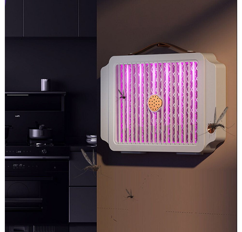 ZREE Insektenvernichter 2000mAh Elektrische Insektenfalle Mückenfalle LED UV-Licht Mückenlampe, Für Familien mit Kindern und Schwangeren,Innen Schlafzimmer Küche Büro von ZREE