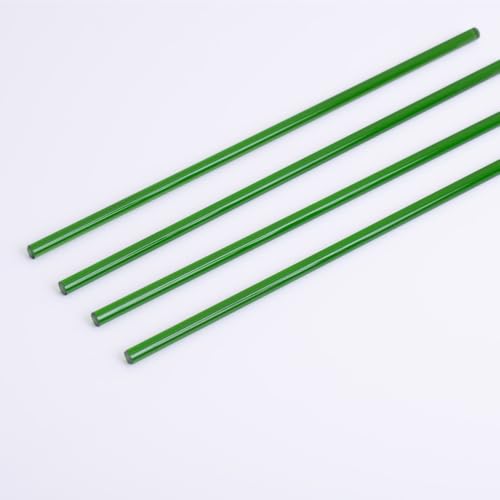 ZRHMCJEN Acrylstäbe, Acryl-Cakesicle-Stic5 Stück Farbiacryl-Rundstäbe, Acrylstäbe Massiv, Massive Klare Farbiacrylstäbe/Green/5 * 200Mm von ZRHMCJEN