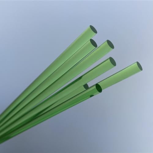 ZRHMCJEN Acrylstangen, Acryl-Cakesicle-Stic10 Stück Acrylstangen Farbig, Durchmesser 5 Mm Farbiacryl-Rundstange, Klare Acrylsticks/Green/5 * 250Mm von ZRHMCJEN