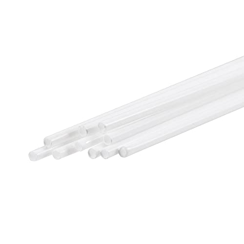 ZRHMCJEN Kunststoffmodellrohre, Abs-Rundrohre 2,4 Mm X 3 Mm X 250 Mm, Weiß, Leicht Zu Verarbeiten, Für Den Architekturmodellbau, Diy, 10Er-Pack/1.5Mm * 2Mm von ZRHMCJEN