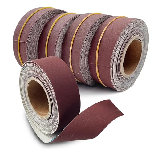 Bandschleifpapier 8M Schleifpapier Schleifpapier Vielzahl Drawable Tuch Rolle Metall Glas Zimmerei Schleifen for Holzbearbeitung(80 Grit) von ZRHWSPD