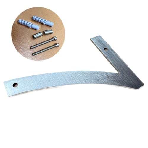 Hausnummer 5 In. Stainless Steel House Number 0 To 9 Outdoor Floating Metal Doorplates Address Signs 127mm Big Size Exterior Door Numbers(Number 7) von ZRHWSPD