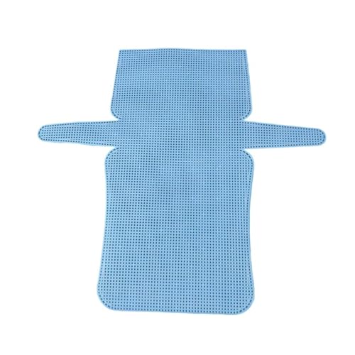 ZRHWSPD Kunststoffgitter Strick-Hilfsmaterial for Stricken und Weben, Kunststoff-Netzblatt, DIY-Taschenzubehör, einfacher Strickhelfer(White S) von ZRHWSPD