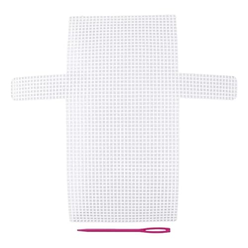 ZRHWSPD Kunststoffgitter Tasche, 1 Set, Kunststoff-Netzgitterplatte for die DIY-Herstellung von Taschen, Hilfsweben, Nähen, Sticken, Strickstück, handgefertigt, gewebte von ZRHWSPD