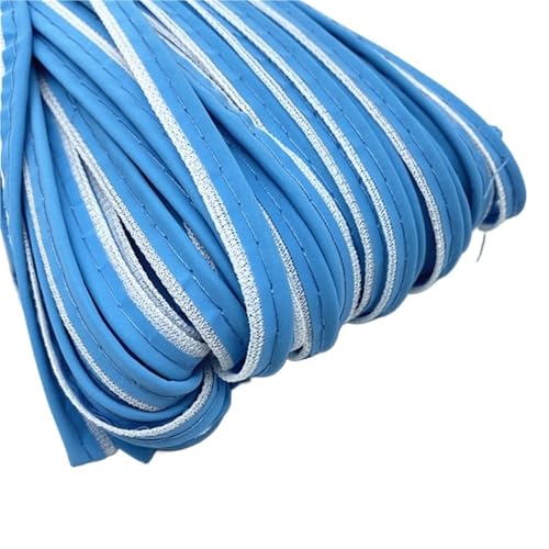 ZRHWSPD Reflektorband 5 Yards 9mm Reflektierende Bandkante Nähen Band Schnur Seil for Blätter Sofa Vorhänge Hüte Kleidung Verschiedene Stoffe Nähen DIY(Blue) von ZRHWSPD