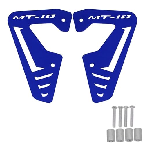 Passend für YAMAHA MT10 MT-10 MT 10 FZ-10 2015-2020 Motorradzubehör Kühlerseitenschutzabdeckungsplatte(Blue) von ZRHYRG