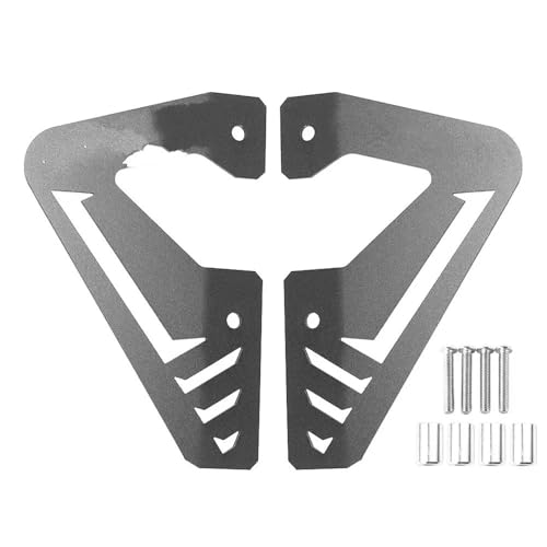 Passend für YAMAHA MT10 MT-10 MT 10 FZ-10 2015-2020 Motorradzubehör Kühlerseitenschutzabdeckungsplatte(Gray) von ZRHYRG