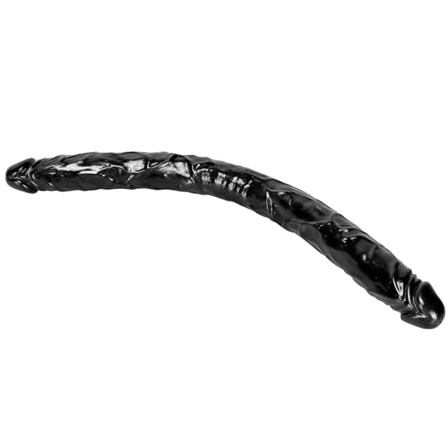 71 cm extra langer Doppeldildo, realistischer schwarzer weicher Penis, Analdildo, Doppelpenis, Masturbator, Analplug, Sexspielzeug, Paar, Anfänger, Premium-Frauen, Geschenk, schwules Spielzeug,M von ZRJAENW