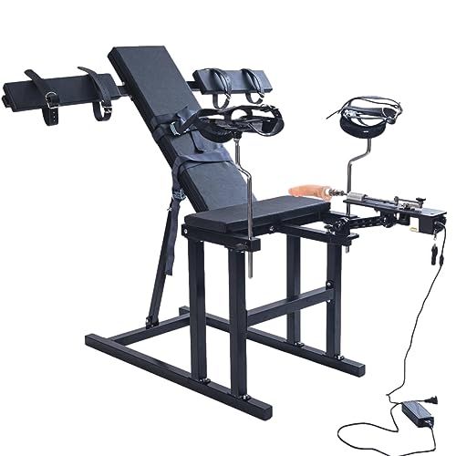 BDSM Sex Stuhl Massagestuhl Mit Sexmaschine 2 In 1 Neuer Verstellbare Sex Möbel Folter Strafbock Bondage Sm Stuhl Handschellen Fußfesseln Fesseln Set SM Erotisches Sexspielzeug von ZRJAENW