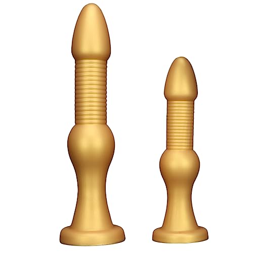 Groß Analdildo, Silikon Riesen Dildo mit Starker Saugnapf XXL Dildo G-Spot Stimulation Prostata Massage Riesen Fisting Dildo Analdehner Extrem Anal Sex Spielzeug für Frauen Männer,L von ZRJAENW