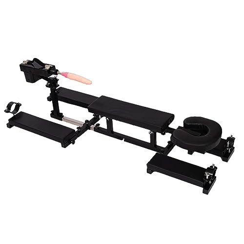 Neuer Bondage Spreizstange Mit Sexmaschine BDSM Foltergestell Verstellbarer Sex Stuhl 2-In-1 Sex Möbel Handschellen Fußfesseln Bondage Set Sklave Folter Sex Spielzeug Für Paare von ZRJAENW