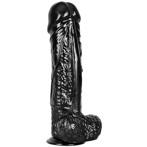 ZRJAENW 33,5-cm-Dildo mit Samenausstoßfunktion, riesiger Penis mit leistungsstarkem Saugnapf freihändiges Spielen großer realistischer Penis mit großem Saugnapf Dildo mit Saugnapf freihändige,M von ZRJAENW