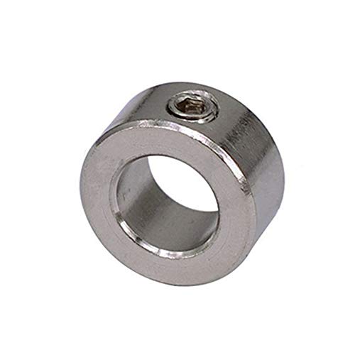 4/10 stücke 3D-Drucker-Ring-Ring T8-Schraub-Ring-Ring-Sperrblock-Isolierungssäule 8mm Anschlagring Edelstahl-Stoppring ZRONG (Farbe : 4PCS) von ZRONG