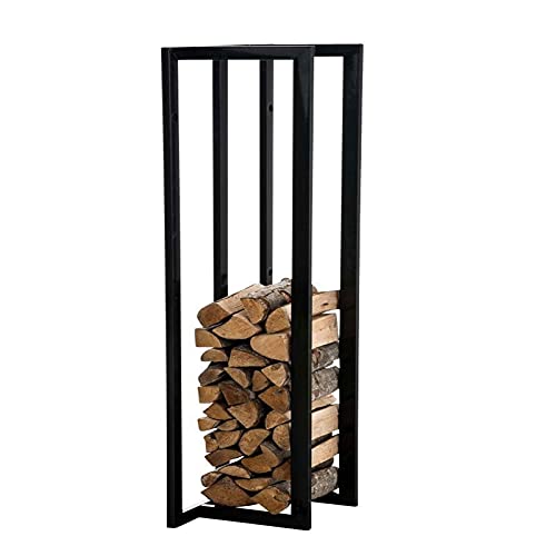 Kaminholzregal Kaminholzregale Halbkreisförmiger Holzhalter Für Den Kamin, Bodenstehender Holzstapler Für Das Wohnzimmer, 36,2 X 8,3 X 21,6 Zoll Gebogenes Brennholzregal Aus Metall, Einfach Aufzustell von ZRQSMCX