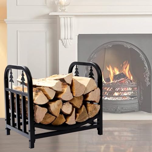 ZRQSMCX Brennholzhalter Brennholzregal Innen Auto Styling Holzregal Für Brennholzhalter Robuste Holzscheithalter Für Den Innenbereich Holzscheitlager, von ZRQSMCX