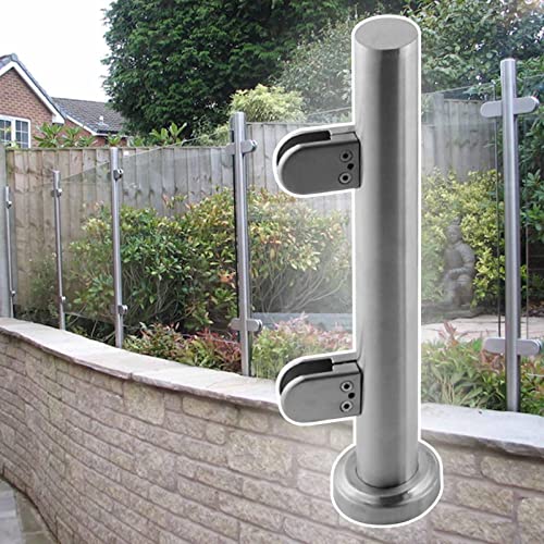 ZRQSMCX Edelstahl-Glasgeländersystemklemme, moderner Glasbalustrade-Geländerpfosten mit Zapfenschlitz, Handlauf für Gartenzaun-Pool-Glasplattensäule,Silver-end Post-70cm ZRQSMCX Edelstahl-Glasgeländersystemklemme, moderner Glasbalustrade-Geländerpfosten mit Zapfenschlitz, Handlauf für Gartenzaun-Pool-Glasplattensäule,Silver-end Post-70cm von ZRQSMCX