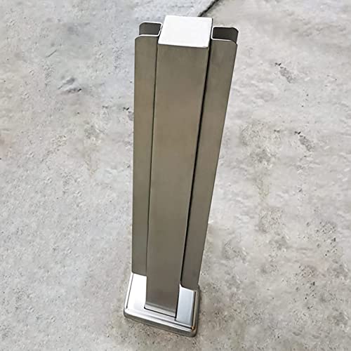 ZRQSMCX Geländerklemme aus Metall und Glas, Glasgeländerpfosten zur Bodenmontage, Pfosten für langlebige Glasgeländersysteme, anpassbare Größe und einfache Installation,Silver-mid Post-85cm ZRQSMCX Geländerklemme aus Metall und Glas, Glasgeländerpfosten zur Bodenmontage, Pfosten für langlebige Glasgeländersysteme, anpassbare Größe und einfache Installation,Silver-mid Post-85cm von ZRQSMCX