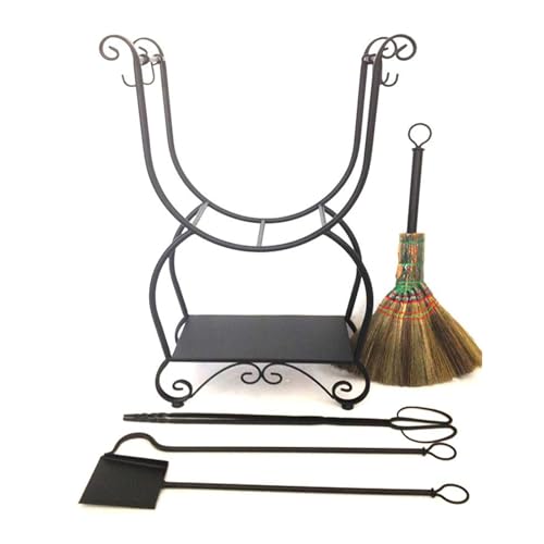 ZRQSMCX Kaminholzhalter, Kaminholzregal-Set für den Außenbereich, robuster Kaminholzhalter, Innenhalter, Holzregal für Brennholz, Holzscheitlager ZRQSMCX Kaminholzhalter, Kaminholzregal-Set für den Außenbereich, robuster Kaminholzhalter, Innenhalter, Holzregal für Brennholz, Holzscheitlager von ZRQSMCX