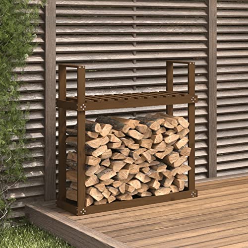 ZRQSMCX Kaminholzregal 108x64,5x110 cm Massivholz Kiefer, Kaminholzregal, Brennholzlagerregal, Belüftungs-Metall-Holzlagerhalter für Außen- und Innenbereich, Holzständer-Set, Kaminholzständerträger ZRQSMCX Kaminholzregal 108x64,5x110 cm Massivholz Kiefer, Kaminholzregal, Brennholzlagerregal, Belüftungs-Metall-Holzlagerhalter für Außen- und Innenbereich, Holzständer-Set, Kaminholzständerträger von ZRQSMCX