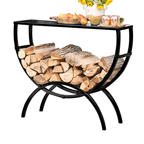 ZRQSMCX Kaminholzregal Matt Schwarz 80x28x86 cm Stahl, Kaminholzregal, Brennholzlagerregal, Kaminholzregal, Belüftungs-Metall-Holzlagerhalter für Außen oder Innen, Holzständer-Set, Kaminholzregal ZRQSMCX Kaminholzregal Matt Schwarz 80x28x86 cm Stahl, Kaminholzregal, Brennholzlagerregal, Kaminholzregal, Belüftungs-Metall-Holzlagerhalter für Außen oder Innen, Holzständer-Set, Kaminholzregal von ZRQSMCX