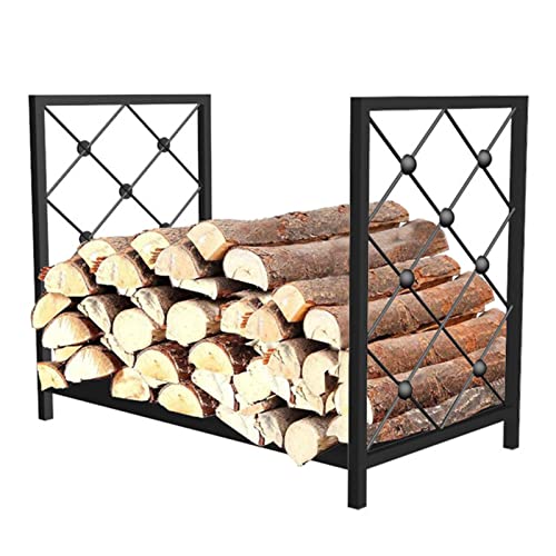ZRQSMCX Kaminholzständer, Kaminholzständer, mittelschwer, für den Innenbereich, aus Stahl, Holzaufbewahrung, Kaminholzständer, Kamindekoration, ZRQSMCX Kaminholzständer, Kaminholzständer, mittelschwer, für den Innenbereich, aus Stahl, Holzaufbewahrung, Kaminholzständer, Kamindekoration, von ZRQSMCX