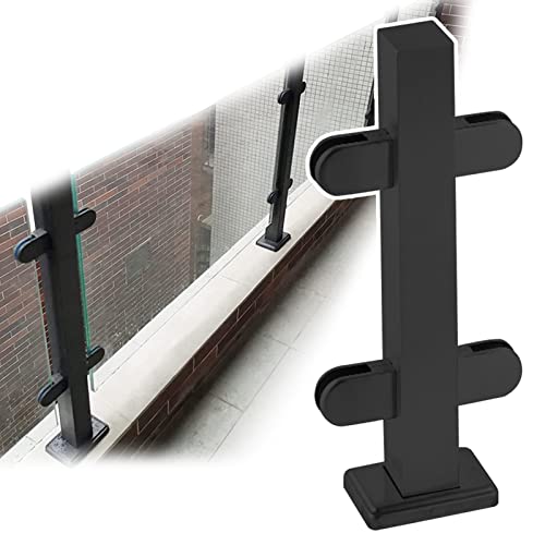 ZRQSMCX Pfosten für Balkongeländersystem aus Glas, sichere Glasbalustradenklemme 85 cm/95 cm/105 cm hoch, Stützsystem für Innen-/Außen-/Veranda-Zäune,Mid Post-105cm/41.3" ZRQSMCX Pfosten für Balkongeländersystem aus Glas, sichere Glasbalustradenklemme 85 cm/95 cm/105 cm hoch, Stützsystem für Innen-/Außen-/Veranda-Zäune,Mid Post-105cm/41.3" von ZRQSMCX