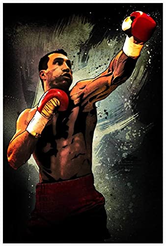 ZRRTTG Poster Und Gedruckte Wladimir Klitschko Bild für modernes Familiendekor Leinwand Malerei Wandkunst Bilder 23.6"x31.5"(60x80cm) Kein Rahmen von ZRRTTG