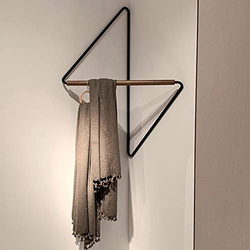 ZRSZ Industrial Design Garderobenhaken Für Ecken Wandgarderobe Garderobe Wand Decke Ums Eck Kleiderhaken Kleiderwandhaken Wäschelüfter Haken Kleiderständer von ZRSZ