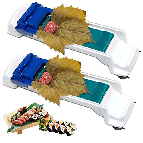2 Stk Fleisch Roller Fleisch Sushi Roller Gemüse Sushi Maker Gemüse Sushi-Roller Fleisch Gemüse Fleisch Rolling Tool Sushi Blätter Tool DIY Gemüse Fleisch Rolling Werkzeug 36 * 10 * 8cm von ZRWLZT