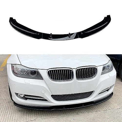 ZSALTT ABS-Auto-Frontstoßstange vorne Lippe vorne Schaufel für BMW 3er E90 E91 LCI 320i 330i 2009–2012 Außenmodifikation,A Glossy Black von ZSALTT