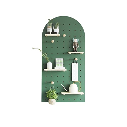 ZSDBYT Kreatives Lagerregal, wandmontiertes Paneel, Küchenlagerregal, Wohnzimmerdekoration, wandmontiertes Präsentationsregal (grün, groß) von ZSDBYT