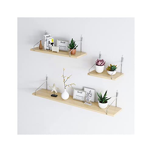 ZSDBYT Regaleinheiten, Wandregale aus Holz, Regale im rustikalen Stil, 3er-Set für Schlafzimmer und Küche, (Einheitsgröße) von ZSDBYT