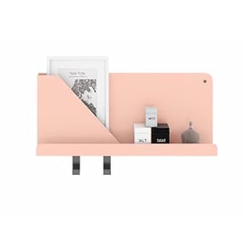 ZSDBYT Wandhalterung aus Metall, hängendes Lagerregal, Wanddekoration, Ausstellungsregal, Bücherregal, geeignet für Badezimmer, Wohnzimmer (Pink Small) von ZSDBYT