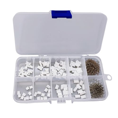 ZSDZFYLLK 380Pcs JST 1.25mm Pitch männliche weibliche Gehäuse Stecker Luft Docking 2/3/4/5Pin Stecker mit Crimp Terminal Anschlüssen Kit ZSDZFYLLK 380Pcs JST 1.25mm Pitch männliche weibliche Gehäuse Stecker Luft Docking 2/3/4/5Pin Stecker mit Crimp Terminal Anschlüssen Kit von ZSDZFYLLK