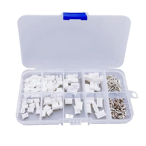 ZSDZFYLLK JST PH 2.0 Steckverbinder Kit, 2,0mm Pitch 2/3/4/5-poliges JST-PH Weibliche und Männliche Stecker Gehäuse Adapter Sortiment Kit ZSDZFYLLK JST PH 2.0 Steckverbinder Kit, 2,0mm Pitch 2/3/4/5-poliges JST-PH Weibliche und Männliche Stecker Gehäuse Adapter Sortiment Kit von ZSDZFYLLK